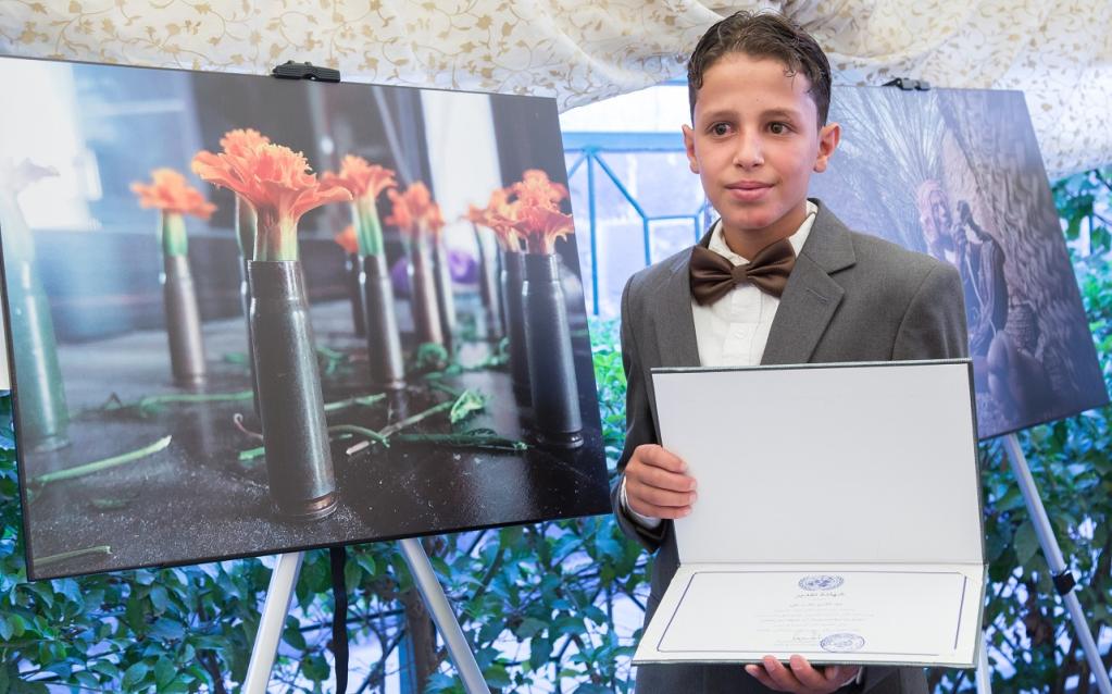 Abdulkareem Ghaleb, a winner of 2018 UN photography contest