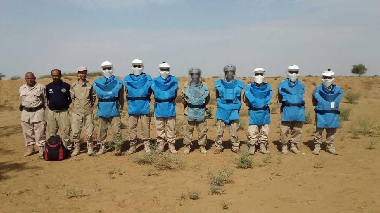 UNDP-supported landmines and ERW clearance activities