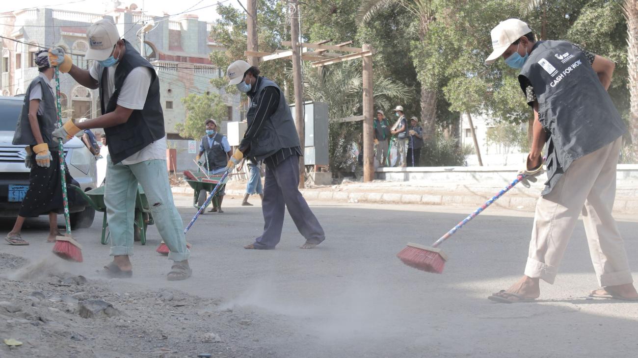 Citizens are participating in the Clean-Up Initiative