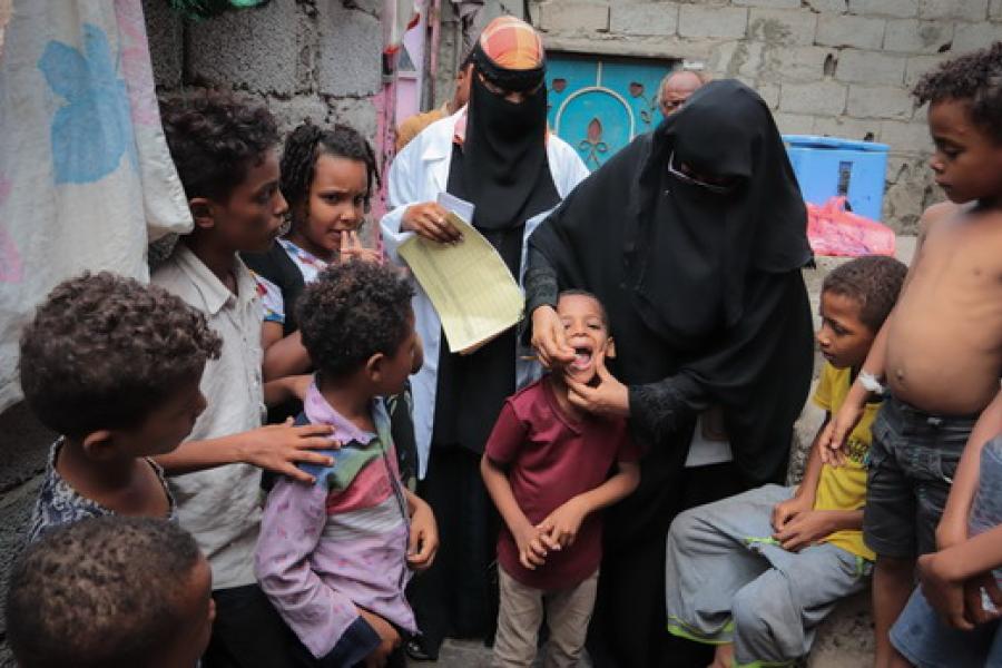 During the oral cholera vaccination campaign