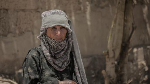 Adba Saleh Mubarak, a female Yemeni farmer from the Sana’a