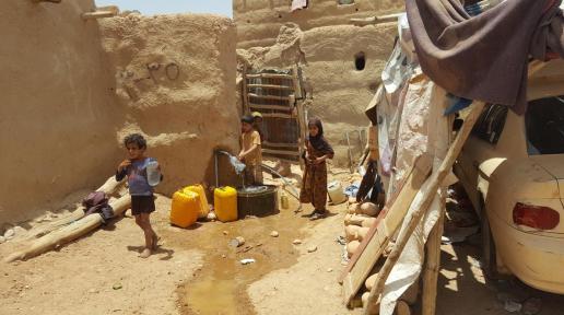 Water scarcity and poor sanitation prevent children from living a normal life
